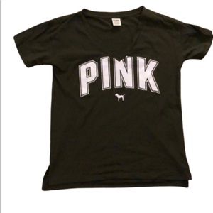 VS PINK Tee shirt dark green Extra Small